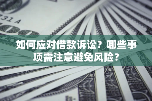 武汉如何应对借款诉讼？哪些事项需注意避免风险？