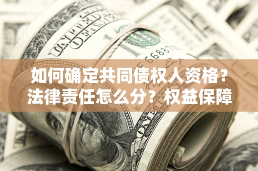 武汉如何确定共同债权人资格？法律责任怎么分？权益保障技巧揭秘！