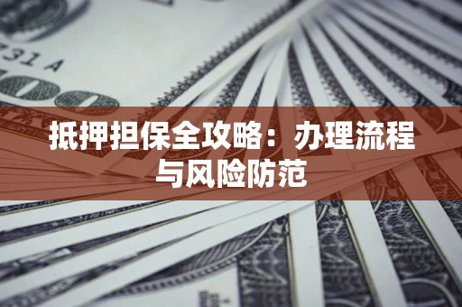 武汉抵押担保全攻略：办理流程与风险防范
