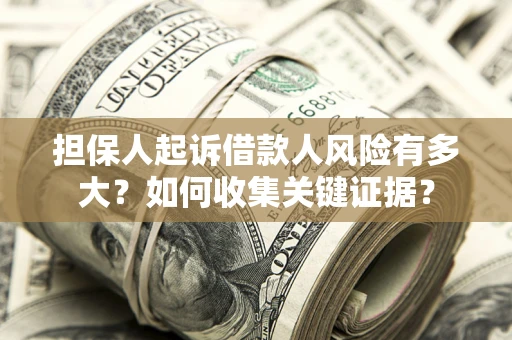 武汉担保人起诉借款人风险有多大？如何收集关键证据？