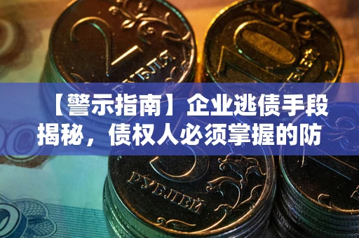 武汉【警示指南】企业逃债手段揭秘，债权人必须掌握的防坑宝典