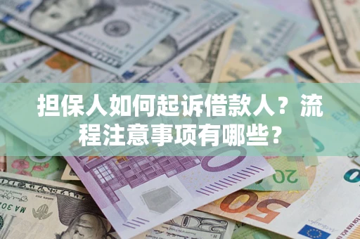 武汉担保人如何起诉借款人？流程注意事项有哪些？